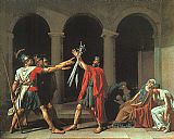 The Oath of the Horatii by Jacques-Louis David